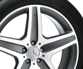 AMG light-alloy wheels, Styling VI, painted titanium grey, high-sheen surface